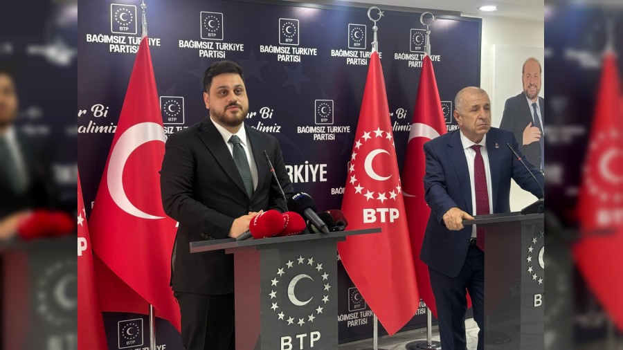 Zafer Partisi Lideri mit zdadan BTP lideri Hseyin Baa ziyaret