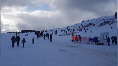 Keltepe kayak merkezi ilgi oda oldu