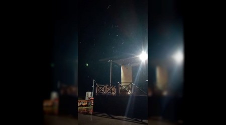 Karabk'e mevsimin ilk kar dt