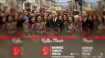BTP Karabk l Bakanlndan '8 Mart Dnya Kadnlar Gn' paylam