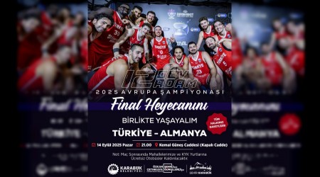 EuroBasket finali dev ekranda izlenecek