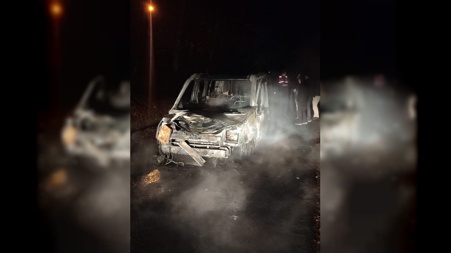 Seyir halindeki hafif ticari ara alev topuna dnd