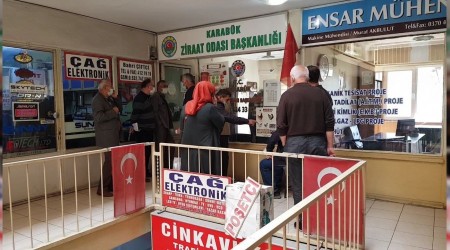 Kapanmadan muaf olmak isteyen soluu Ziraat Odas'nda ald