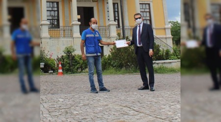 Kaymakam vefa grubuna baar belgesi verdi