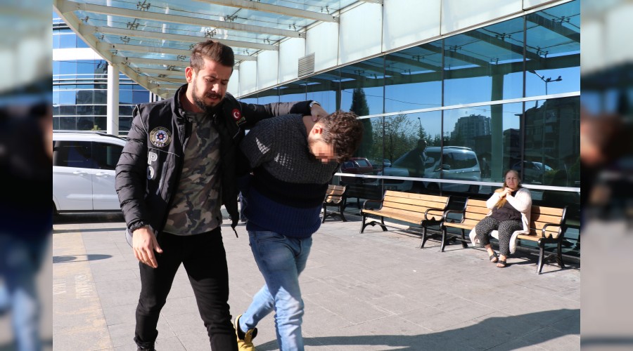 Durdurulan araçtaki uyuşturucu şüphelileri gözaltına alındı
