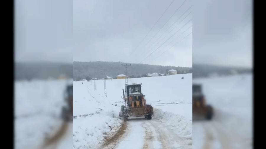 Kar ya���� nedeniyle 109 k�y yolu ula��ma kapand�