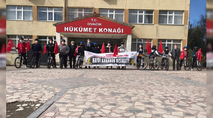 Haydi Karabk Bisiklete projesinin son dura Ovack oldu