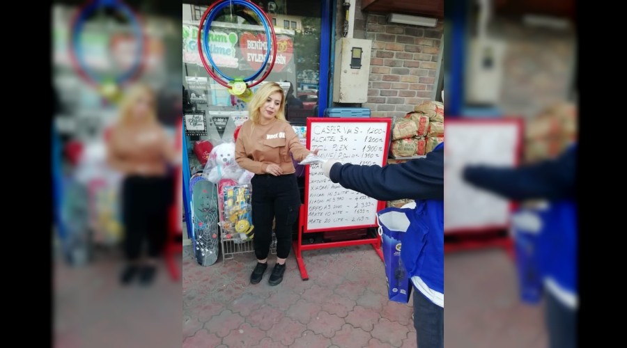 Safranbolu'da iki günde 5 bin maske dağıtıldı
