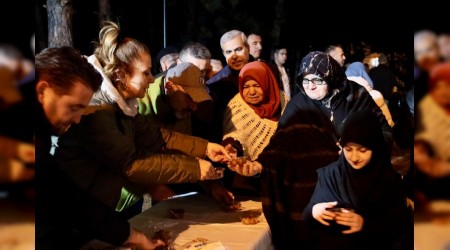 "Ask�da �ftar" uygulamas�nda ilk iftar Ba�kan K�se'den