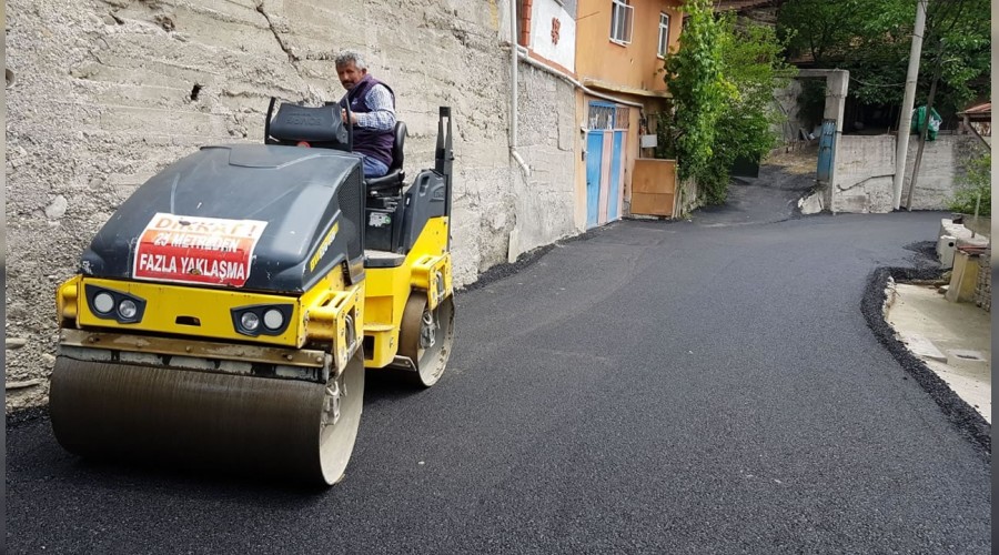 Karabk’te asfalt almalar devam ediyor 