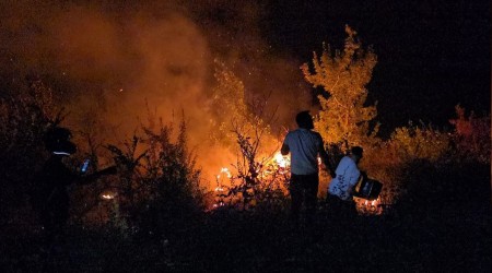 Orman yangnna genlerden kahramanca mdahale