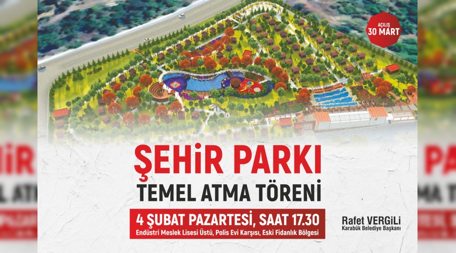 ehir Parknn Temeli Atlyor