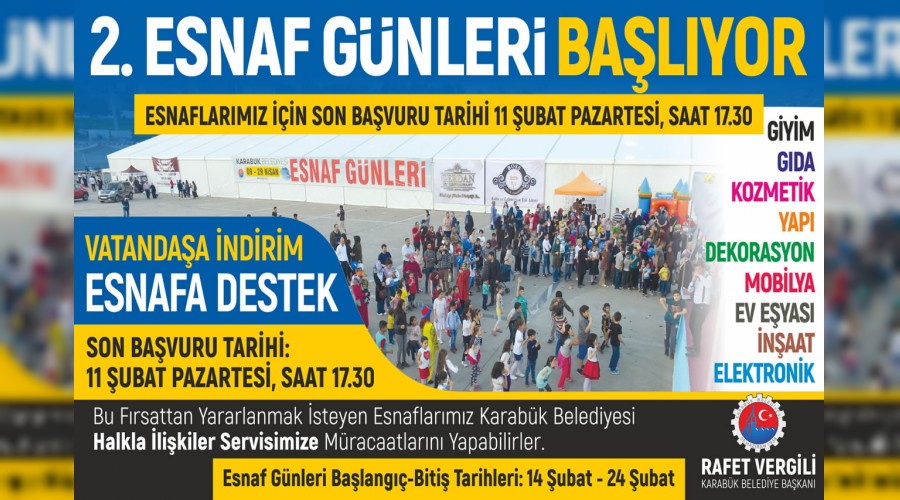 2. Esnaf Gnleri Balyor
