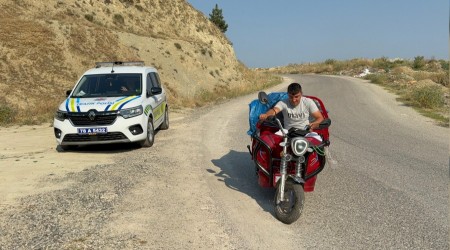 3 tekerlekli motosiklet devrildi: 6 kii yaraland