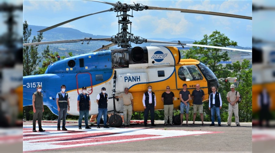 Rus yapm yangn sndrme helikopteri greve hazr