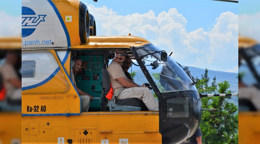 Rus yapımı yangın söndürme helikopteri göreve hazır