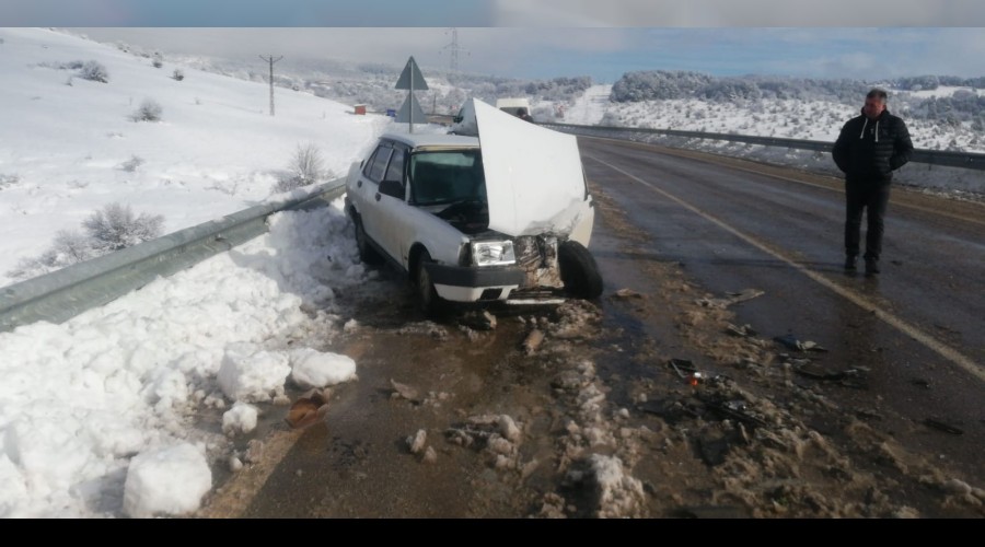 Safranbolu'da trafik kazas: Biri bebek 3 yaral
