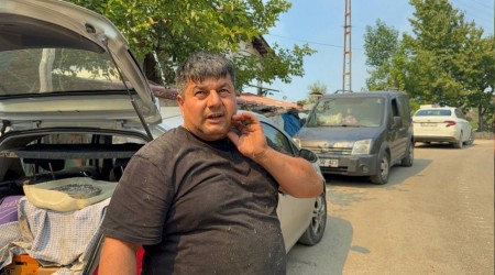 Karabkte 54. saatine giren orman yangn sryor: Davutlar ky boaltld