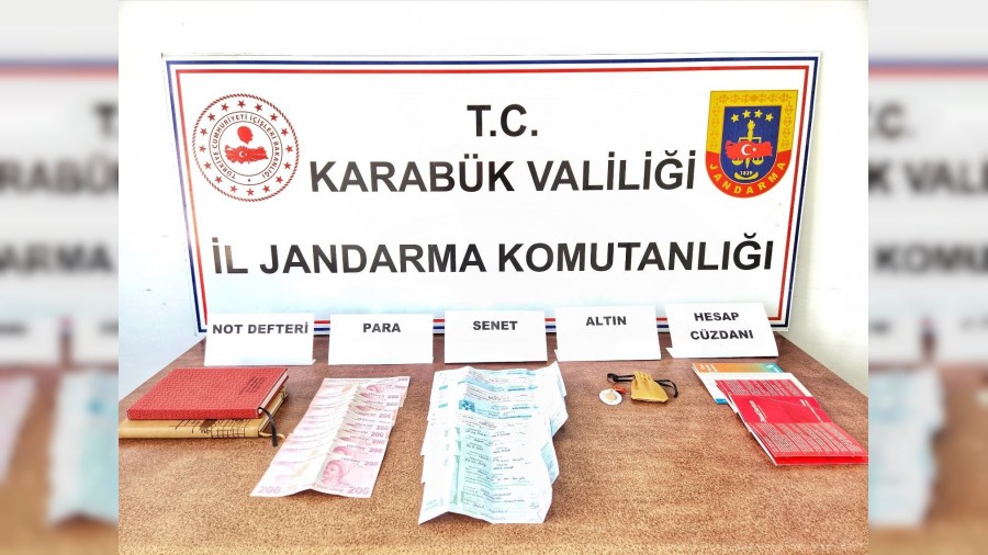 Karabk'te tefecilik operasyonu: 1 gzalt