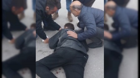 Otomobilin çarptığı yaya yaralandı