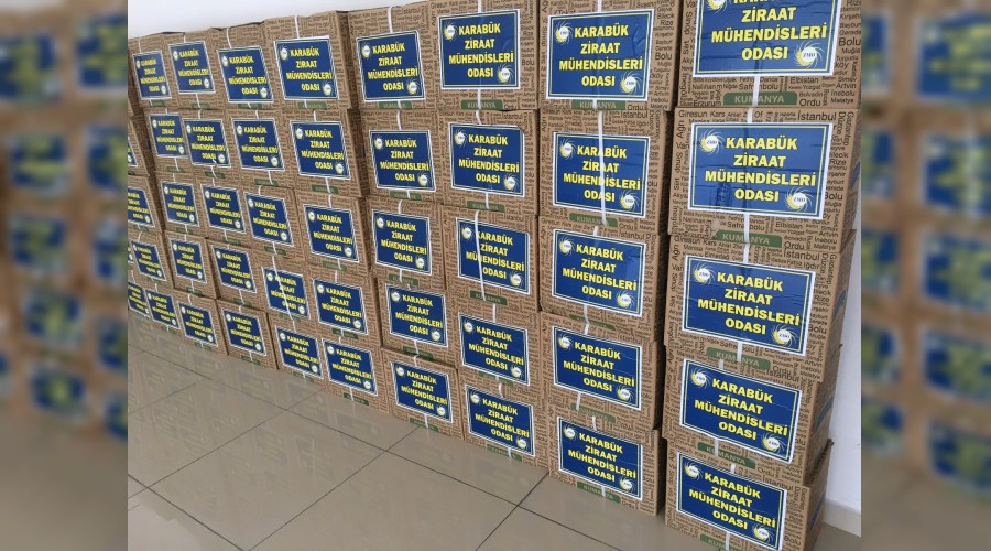 Ziraat mühendislerinden gıda yardımı
