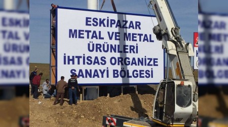 Eskipazar Metal ve Metal rnleri htisas OSB, kamulatrlacak OSB Listesine katld