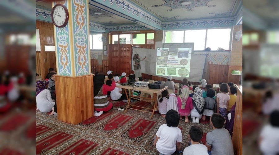 Karabk’te Tabiat Eitimleri “Yaz Kur’an Kurslar”nda da devam Ediyor