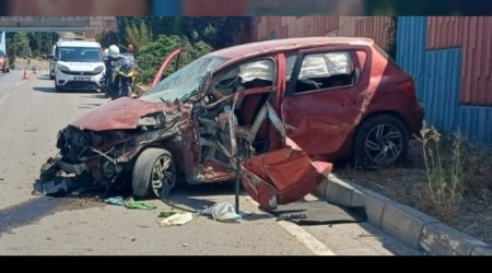 Karabk'te trafik kazas: 1 yaral