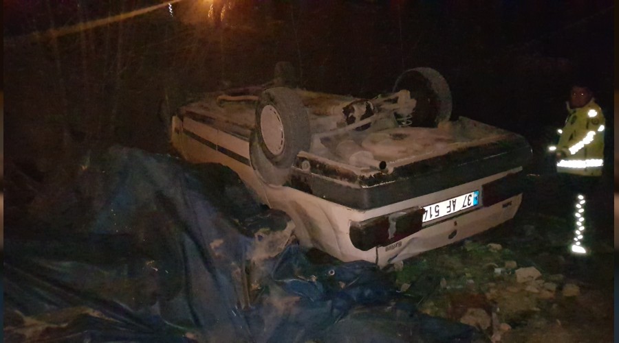 160 promil alkol ile kulland otomobil takla att, "arata baka biri vard" dedi