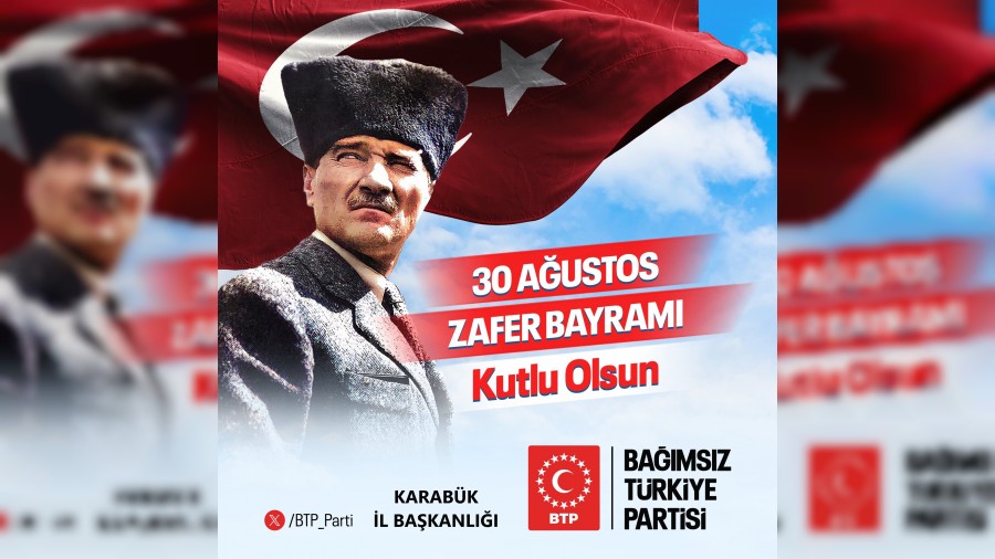BTP'den 30 Austos Zafer Bayram mesaj