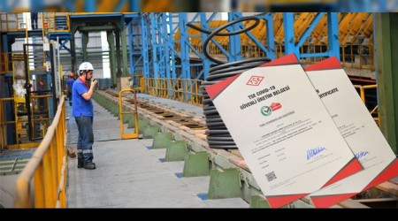 KARDEMR'e "TSE Covid-19 Gvenli retim Belgesi" verildi