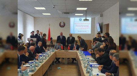 Rektr Polat, Belarusta i birlii protokol imzalad