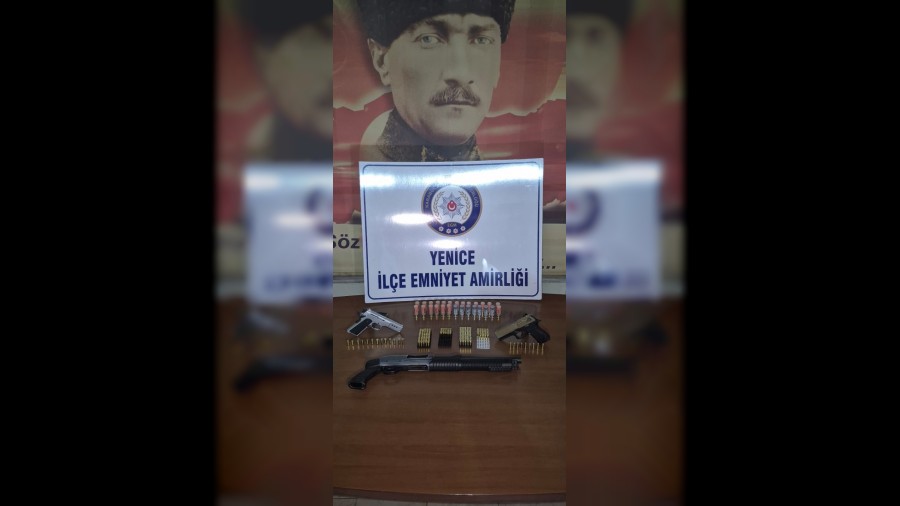 Elence mekanna uyuturucu ve silah operasyonu