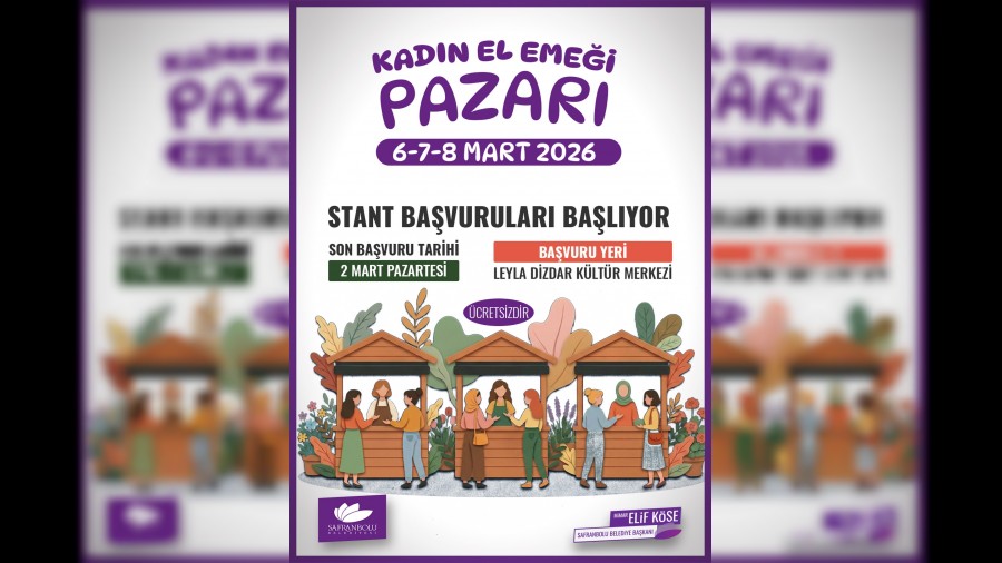 Kad�n El Eme�i Pazar� Ba�l�yor