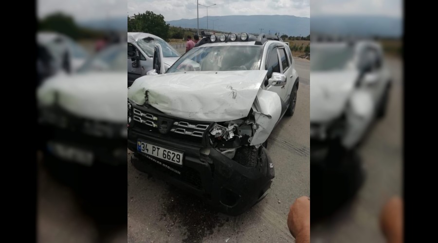 Karabkte trafik kazalar: 6s ocuk 15 yaral
