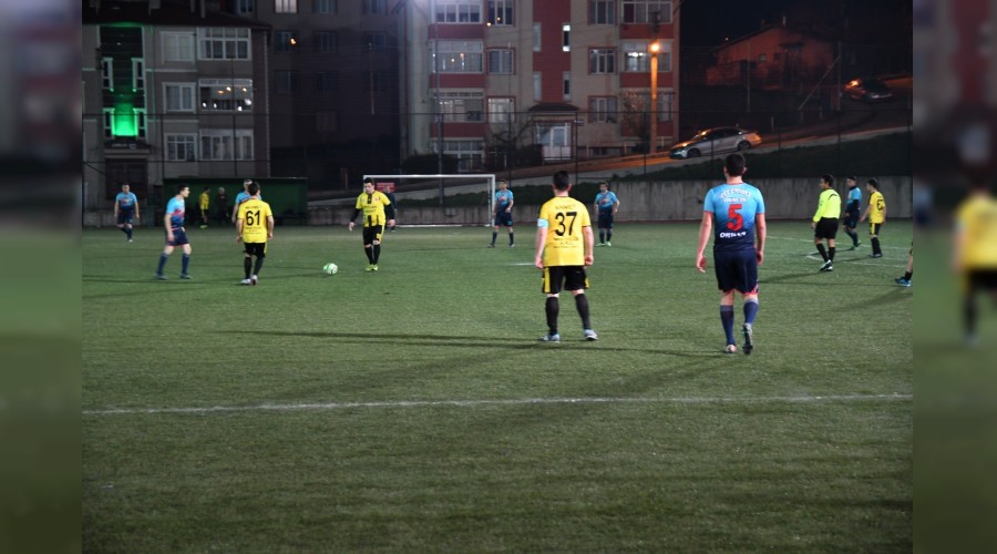 Polis tekilat futbol turnuvasnn ilk malar oynand