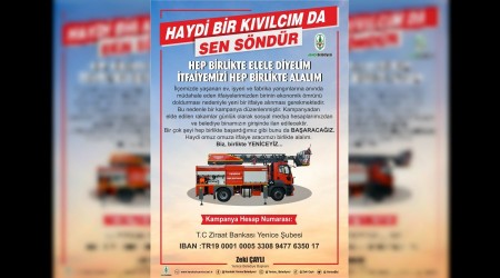 Yenice Belediyesinden itfaiye arac kampanyas
