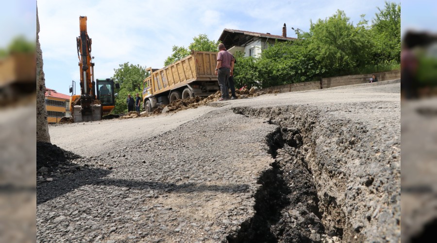 Yol yarld, vatanda tedirgin oldu