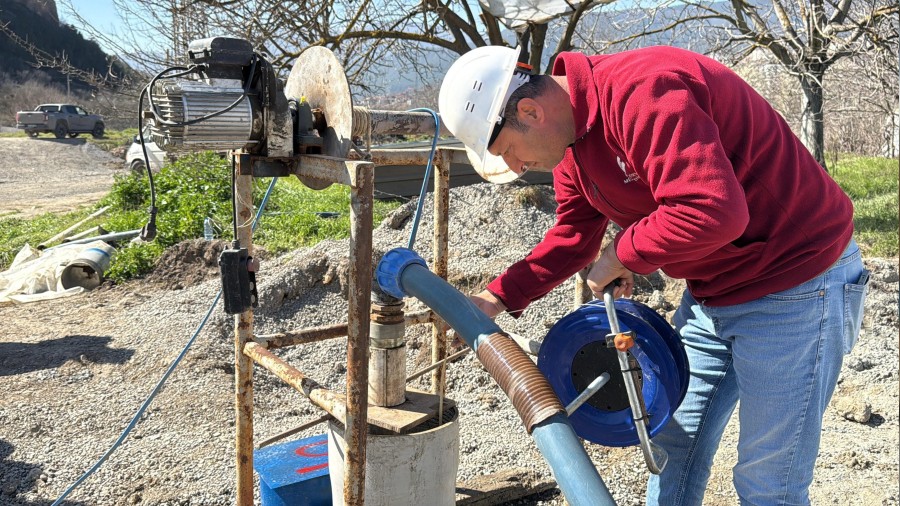 Karab�k�te su ihtiyac� i�in 7 yeni kuyu a��ld�