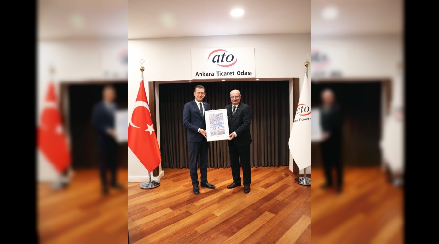 Kaymakam rkmezer ATO Bakann ziyaret etti