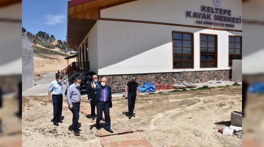 Keltepe Kayak Merkezinde almalar sryor