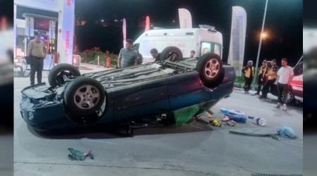 Otomobilin kaldrma arpp ters dnd anlar kamerada