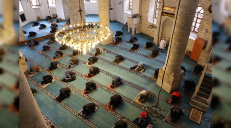 Tarihi camiler kaplarn at