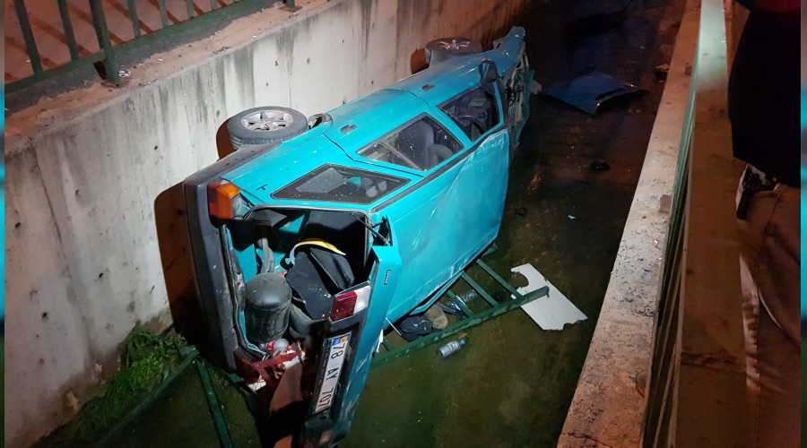 Viraja hzl girdi , su kanalna utu
