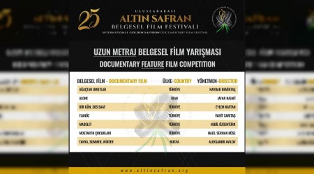 Altn Safranda belgesel film finalistleri belli oldu