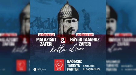 BTP Karabk l Bakanl'ndan Malazgirt Zaferi paylam