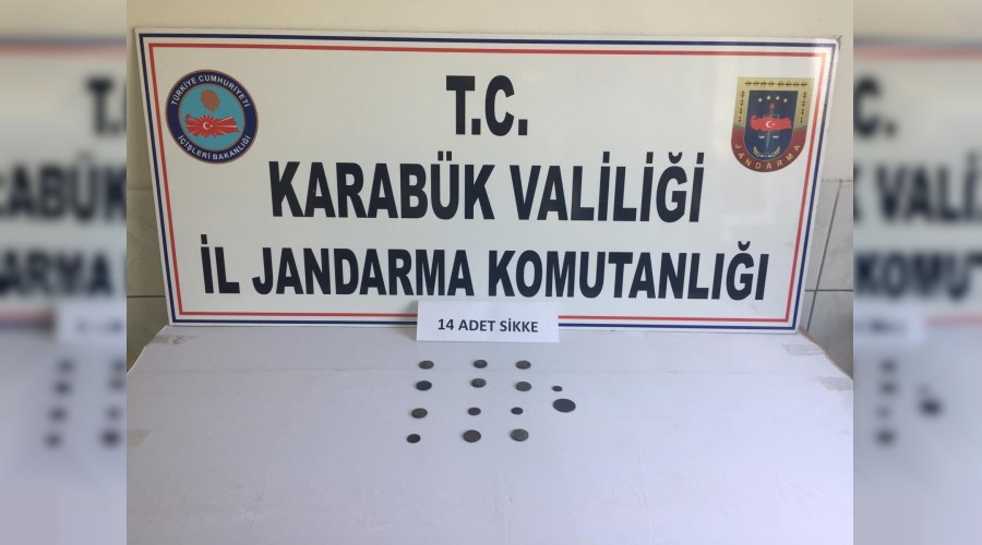 Karabk'te Roma ve Osmanl dnemlerine ait sikke ele geirildi