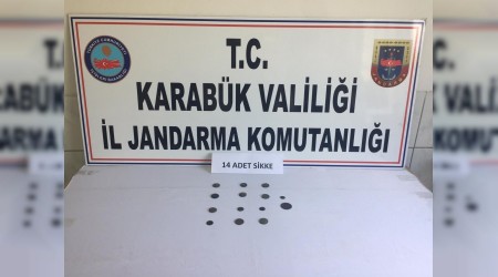 Karabk'te Roma ve Osmanl dnemlerine ait sikke ele geirildi