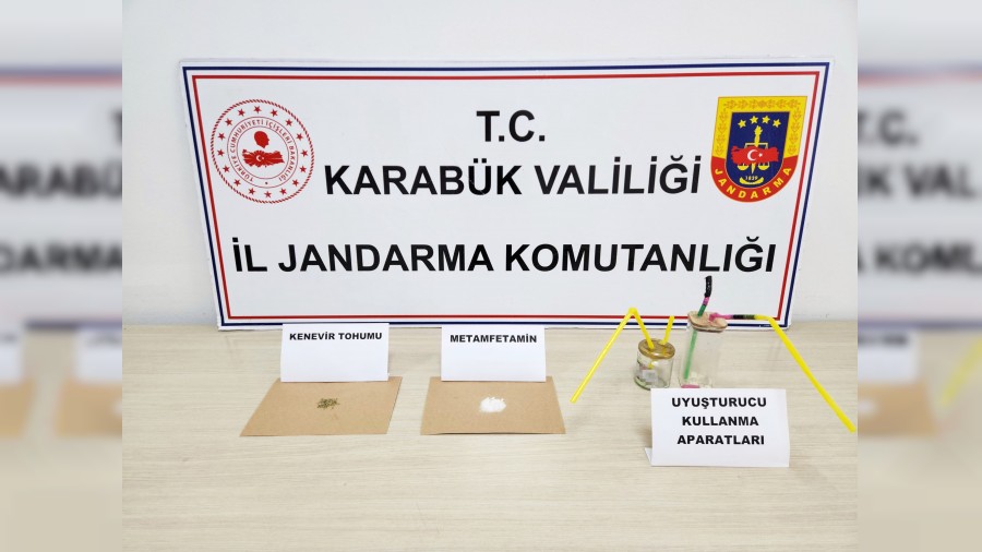 Karabk'te uyuturucu operasyonu