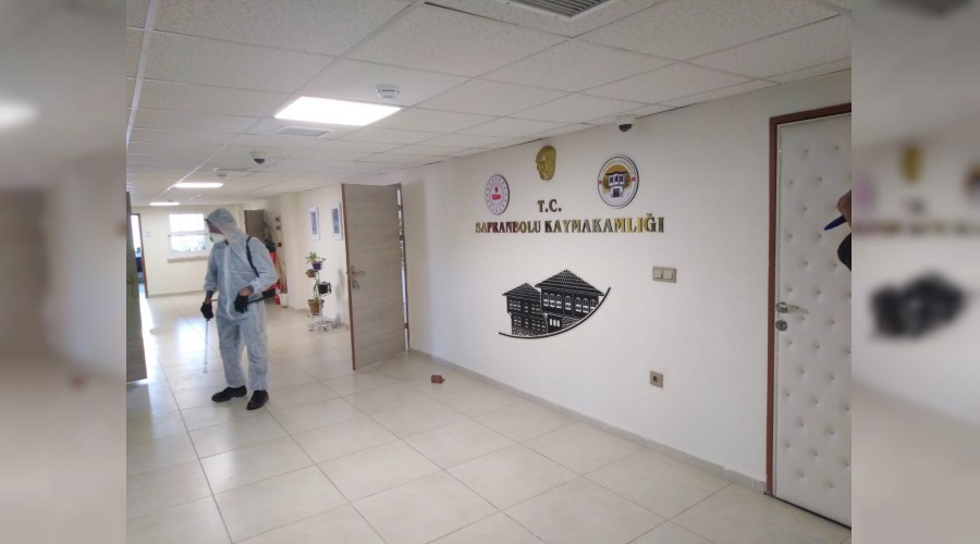 Safranbolu'da dezenfektasyon çalışmaları tam gaz